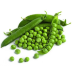 organic garden peas