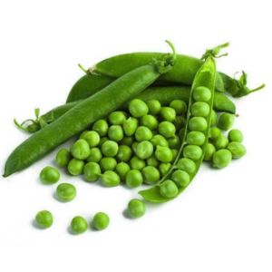 organic garden peas