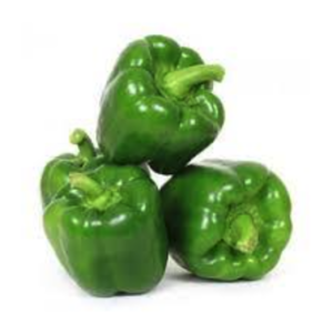 organic green capsicum